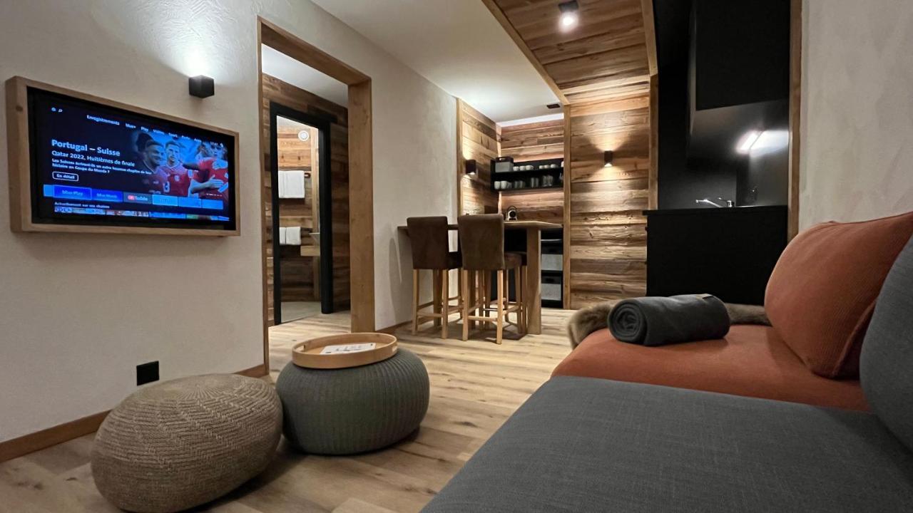 Les Cerfs - Appartement & Studio - Anzere Exterior photo